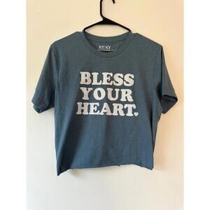 KY for KY Bless Your Heart Crop Shirt